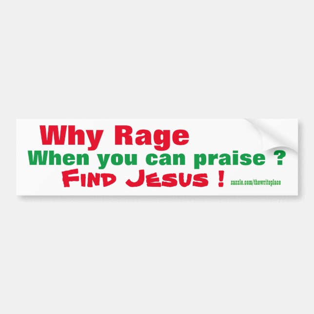 Autocollants de la rage de la route religieuse (Devant)