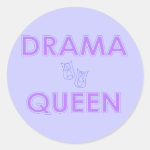 Autocollants de la Reine de drame