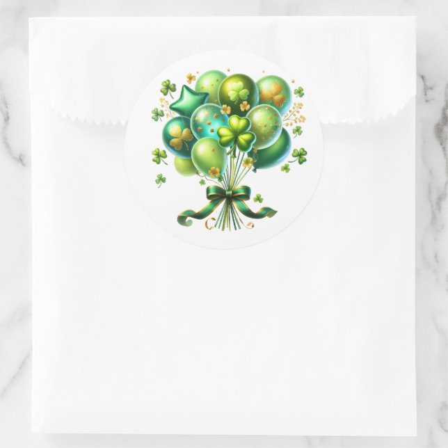 Autocollants de la Saint-Patrick (Sac)