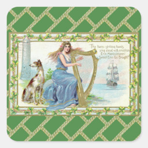 Autocollants de la Saint-Patrick Erin Mavourneen
