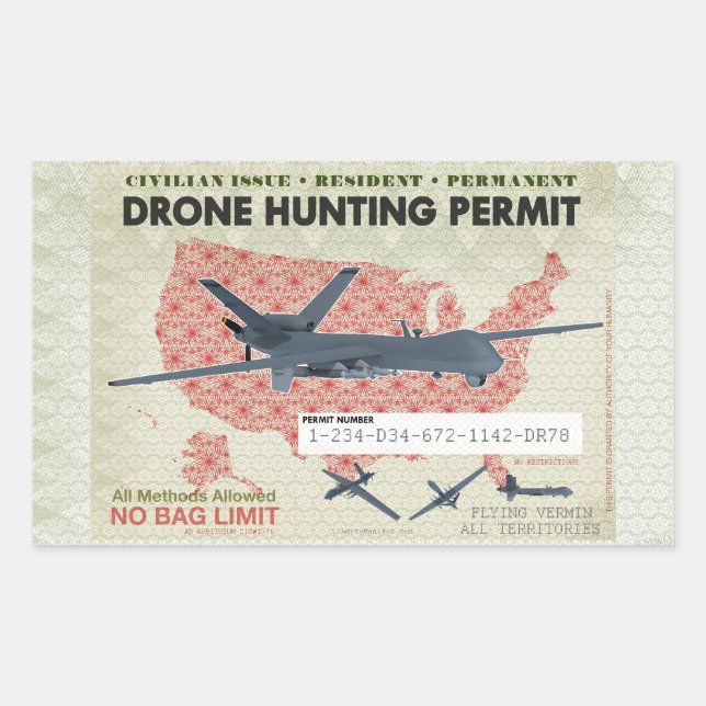 Autocollants de laiss de chasse de bourdon (Devant)