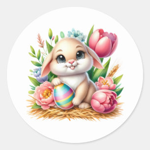 Autocollants de lapin de Pâques