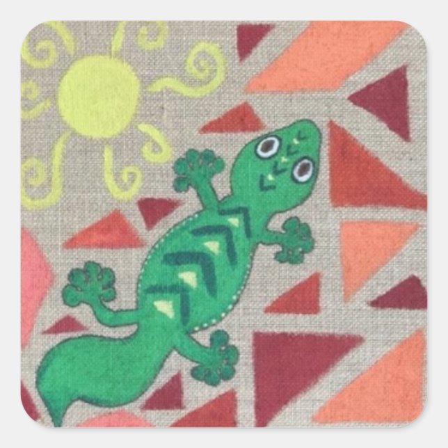 Autocollants de lézard (Devant)