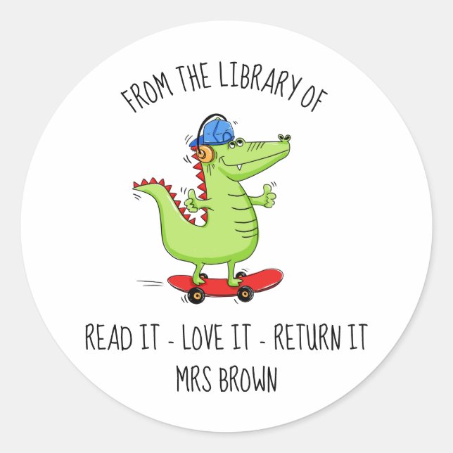 Autocollants de livres, Stickers d'enseignant sur  (Devant)