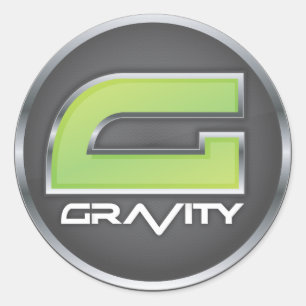 Autocollants de logo de gravité