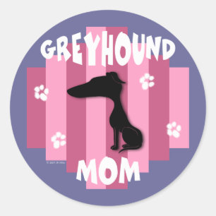 Autocollants de maman de lévrier