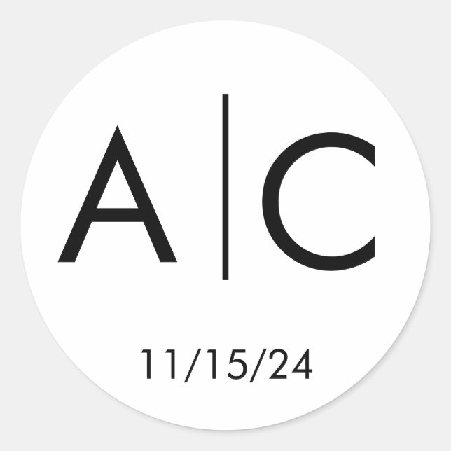 autocollants de mariage ! (Devant)