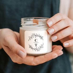 Autocollants de mariage couleur modifiables Initia