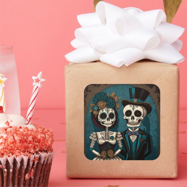 Autocollants de mariés pour la fête des morts (Fête)