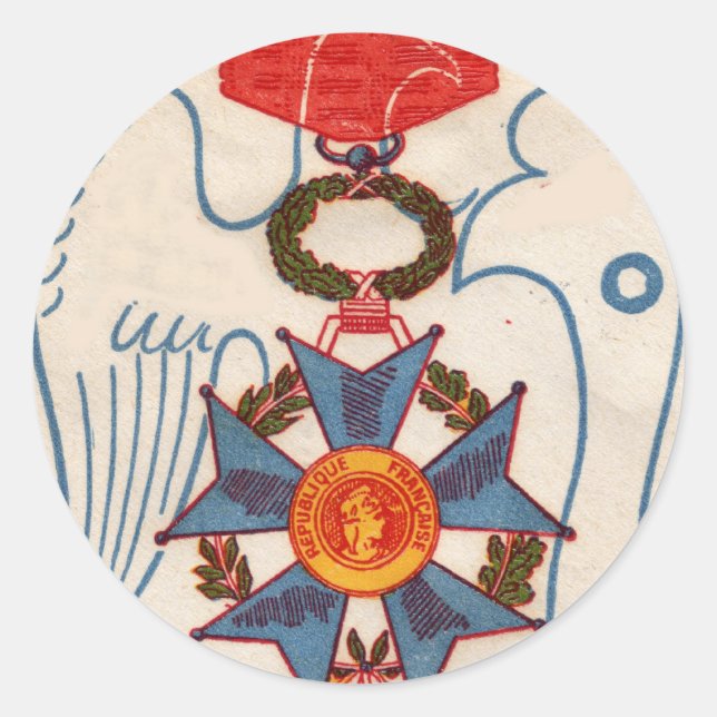 Autocollants de médaille de Legion d'Honneur du (Devant)
