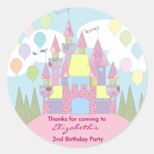 Autocollants de Merci d'anniversaire de enfant :