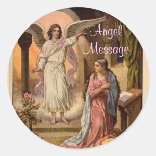 autocollants de message d'ange
