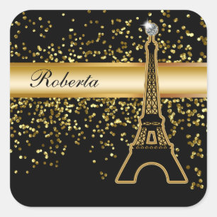 Autocollants de monogramme de Bling