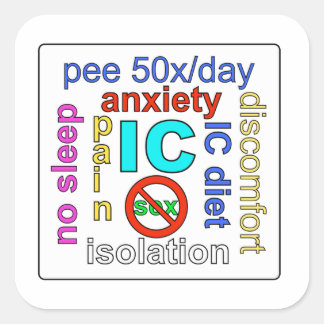 Autocollants de mots IC