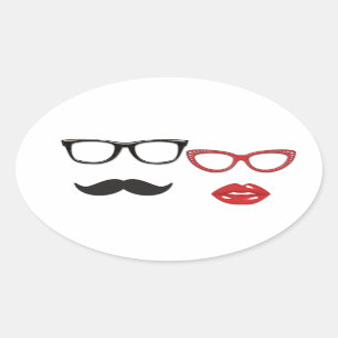 Autocollants de moustache Accessoires de Photomato