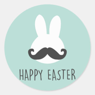 Autocollants de moustache de lapin de Pâques