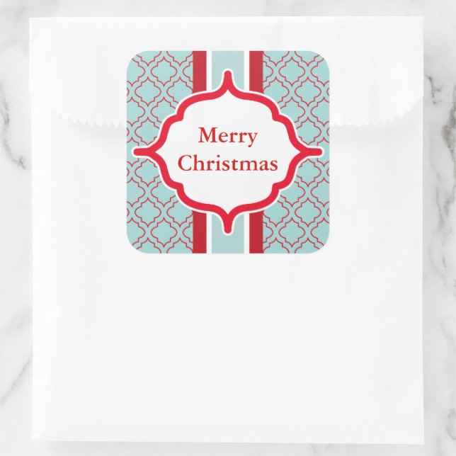 Autocollants de Noël Aqua (Sac)