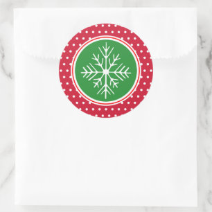 Autocollants de Noël en flocon de neige