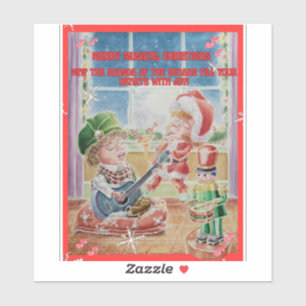 Autocollants de Noël musicaux pour enfants