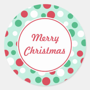 Autocollants de Noël points joyeux