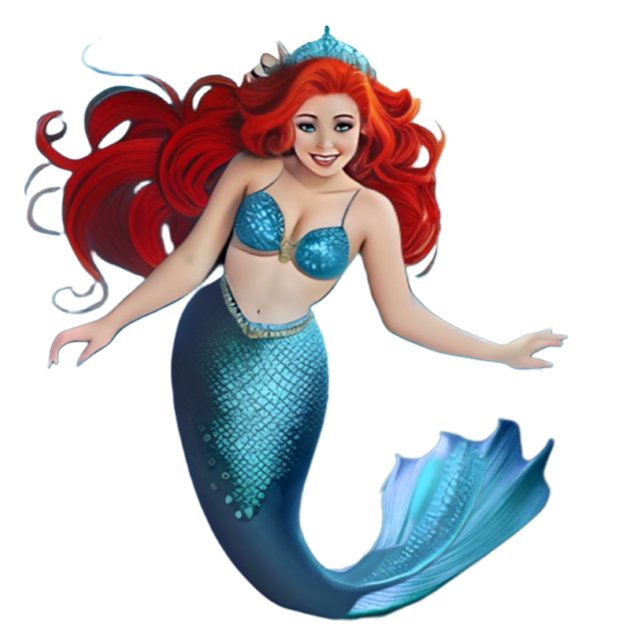 Autocollants de nom en vinyle de sirène (Créateur téléchargé)