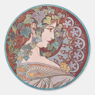 Autocollants de Nouveau d'art de lierre d'Alphonse