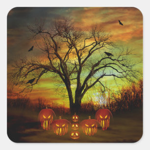 Autocollants de nuit de Halloween