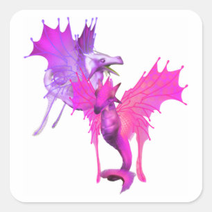 Autocollants de paires de dragon