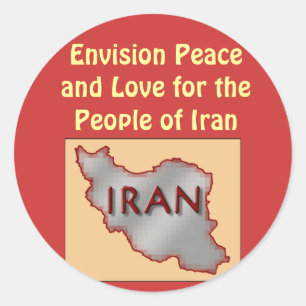 Autocollants de paix de l'Iran