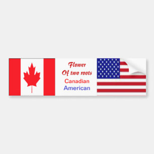 Autocollants de pare-chocs américains et canadiens