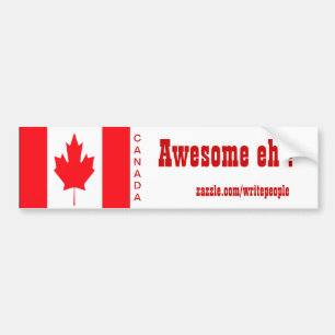 autocollants de pare-chocs canadiens