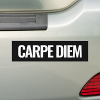 Autocollants de pare-chocs Carpe Diem