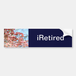 Autocollants de pare-chocs iRetired Retraite Retra