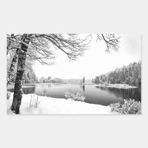 autocollants de paysages hivernaux