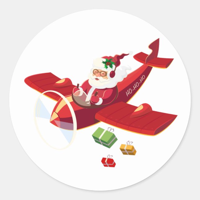 Autocollants de Père Noël (Devant)