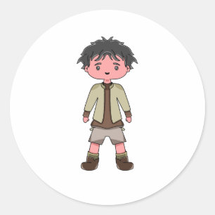 autocollants de personnages de dessins animés