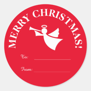 Autocollants de personnalisation pour ange de Noël
