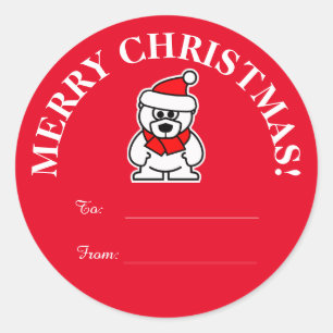 Autocollants de personnalisation pour le Père Noël