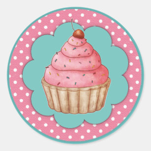 Autocollants de petit gâteau