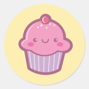Autocollants de petit gâteau de Kawaii