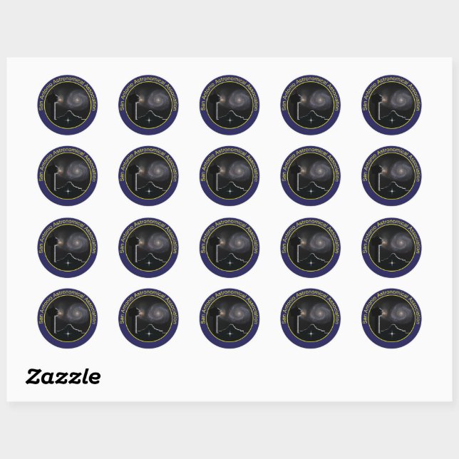 Autocollants de petit logo SAAA (Feuille)