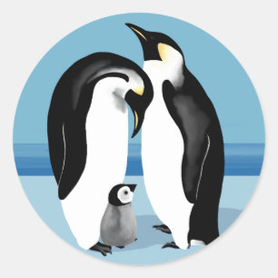Autocollants de pingouin