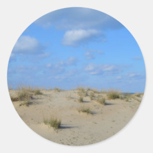 Autocollants de plage de dunes de sable estivales