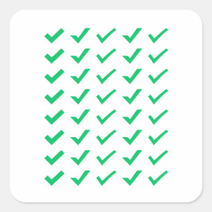 Autocollants de planificateur de coche vert