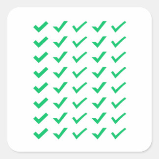 Autocollants de planificateur de coche vert
