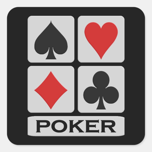 Autocollants de poker (Devant)