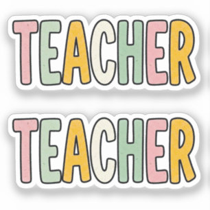Autocollants de professeur mignon pour les enfants