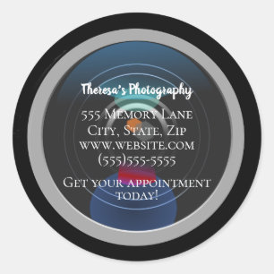 Autocollants de publicité pour studio de photo ave