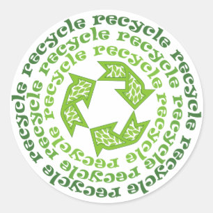 Autocollants de recyclage