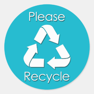 Autocollants de recyclage